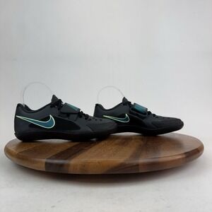 New Big Kids Boys Nike Zoom Rival SD 2 Black Volt Electric Track Shoes Size 4.5